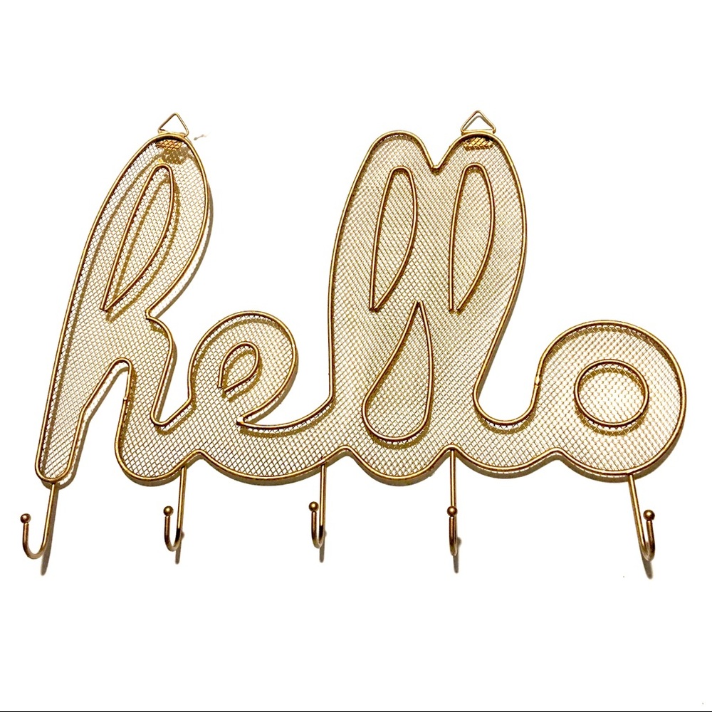 Hello wall hanging for 🔑